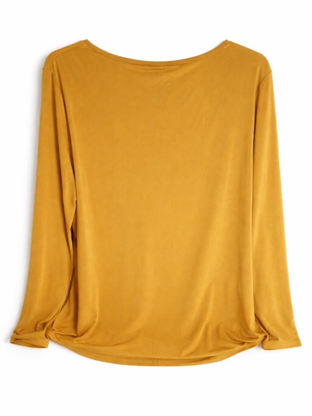 Jones New York Mustard Pleated Neck Blouse NWT XL Work Office Top - Picture 3 of 10